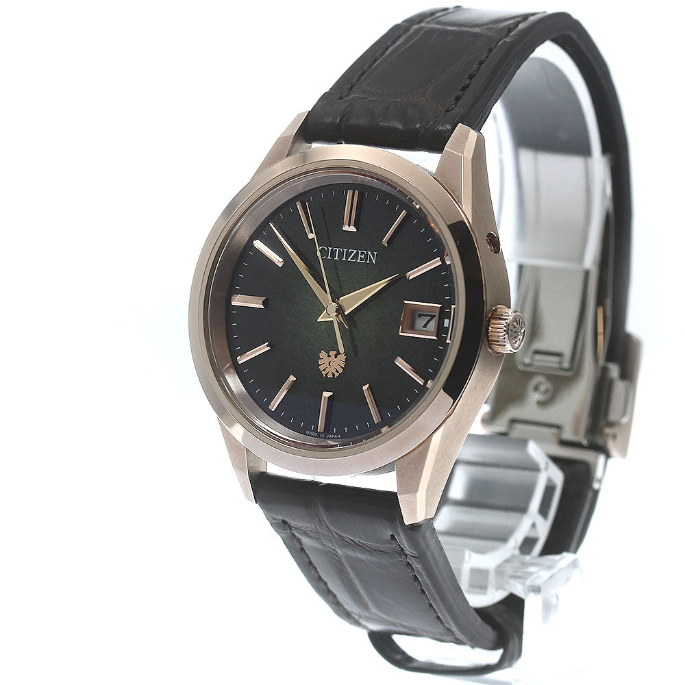 CITIZEN AQ4106-00W/A050-A1CT406 The Golden Eagle Eco-Drive Solar Men's Watch Excellent Condition with Box and Warranty.