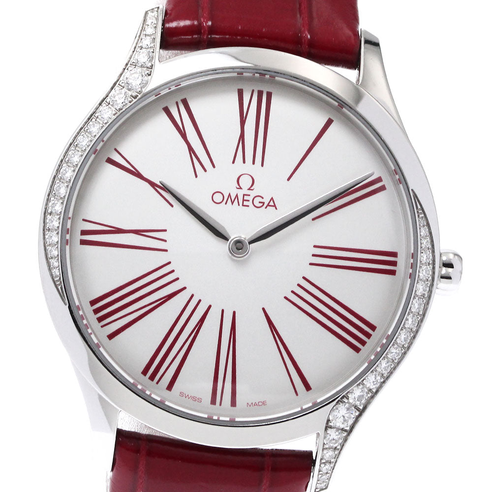 OMEGA 428.18.36.60.04.002 De Ville Tresor Diamond Bezel Quartz Boys' Watch