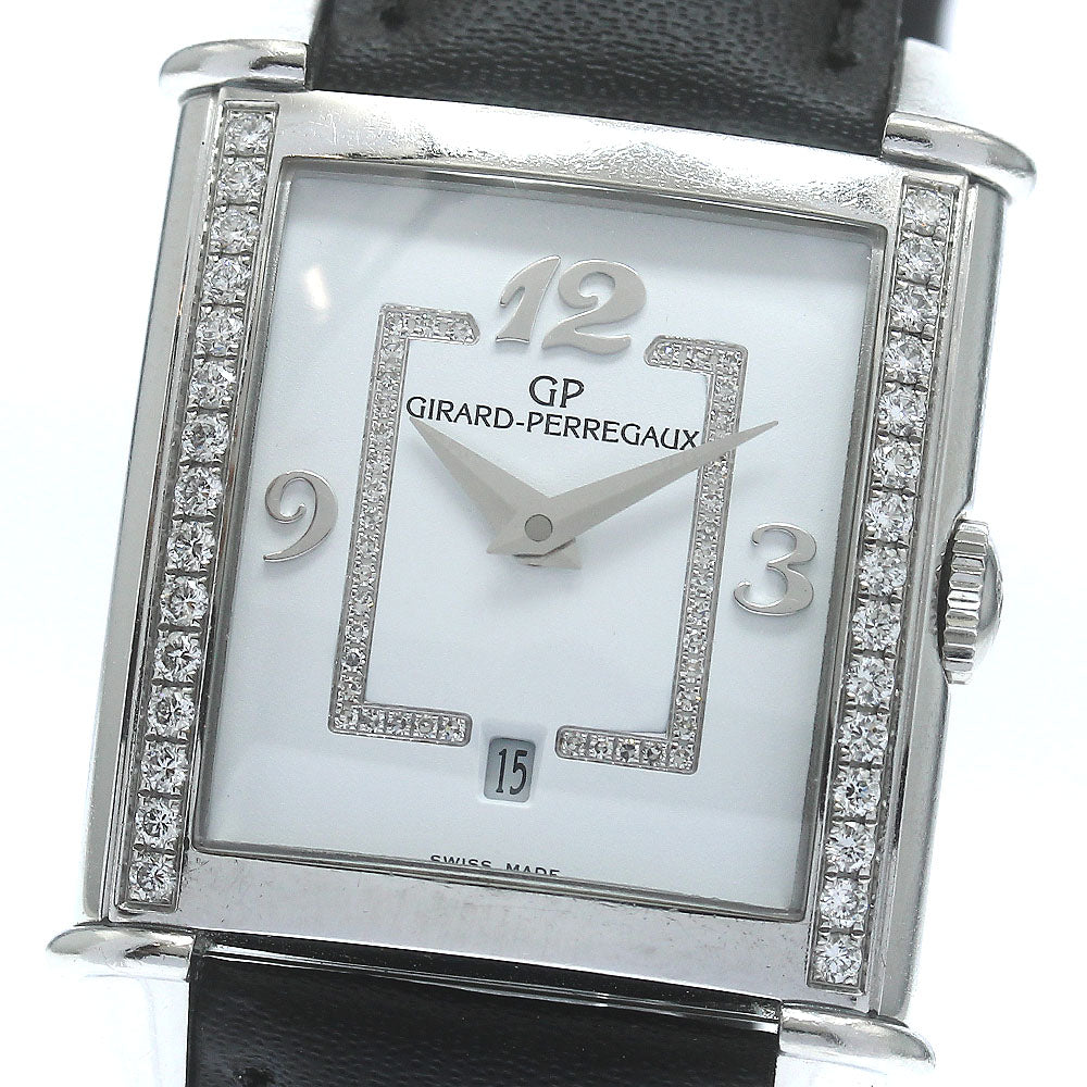 GIRARD PERREGAUX 25860D11A1A1 Vintage 1945 Date Diamond Bezel Automatic Women's Watch