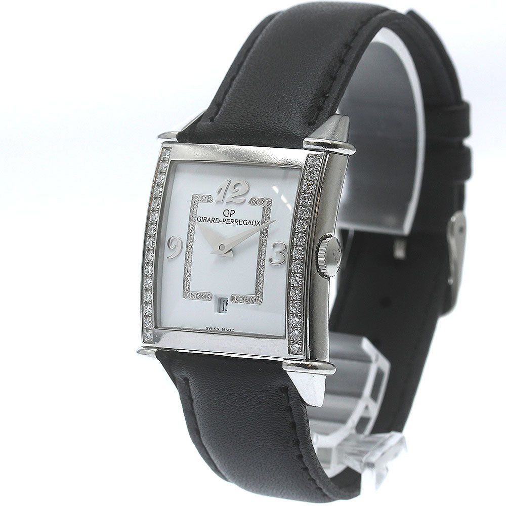 GIRARD PERREGAUX 25860D11A1A1 Vintage 1945 Date Diamond Bezel Automatic Women's Watch