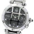 CARTIER W3106255 Pasha 38 N950 Convex Grid PT Bezel Automatic Men's Watch