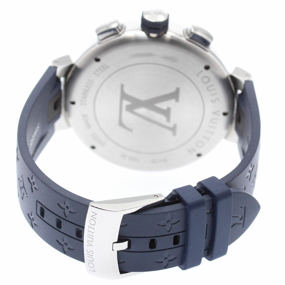 LOUIS VUITTON QA076Z Tambour Damier Cobalt V Automatic Men's Watch