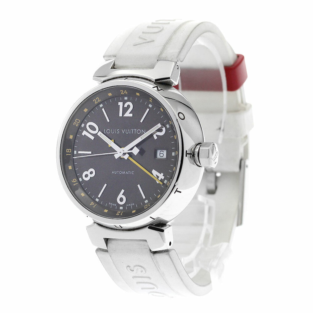 LOUIS VUITTON Q1131 Tambour GMT Date Automatic Men's Watch