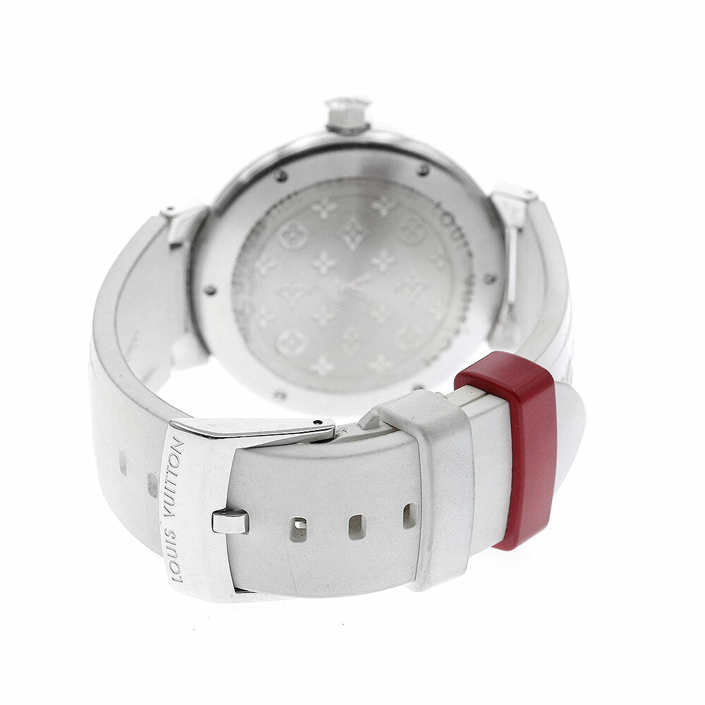 LOUIS VUITTON Q1131 Tambour GMT Date Automatic Men's Watch