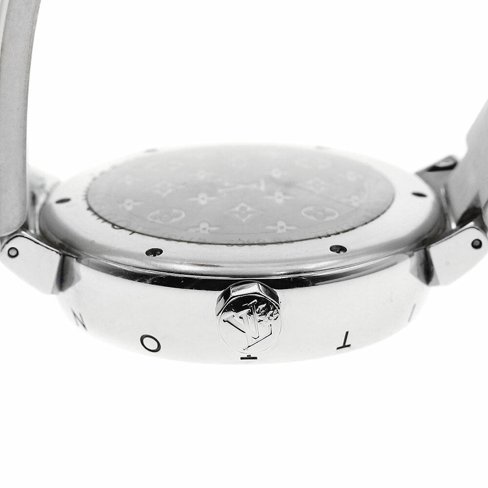 LOUIS VUITTON Q1131 Tambour GMT Date Automatic Men's Watch