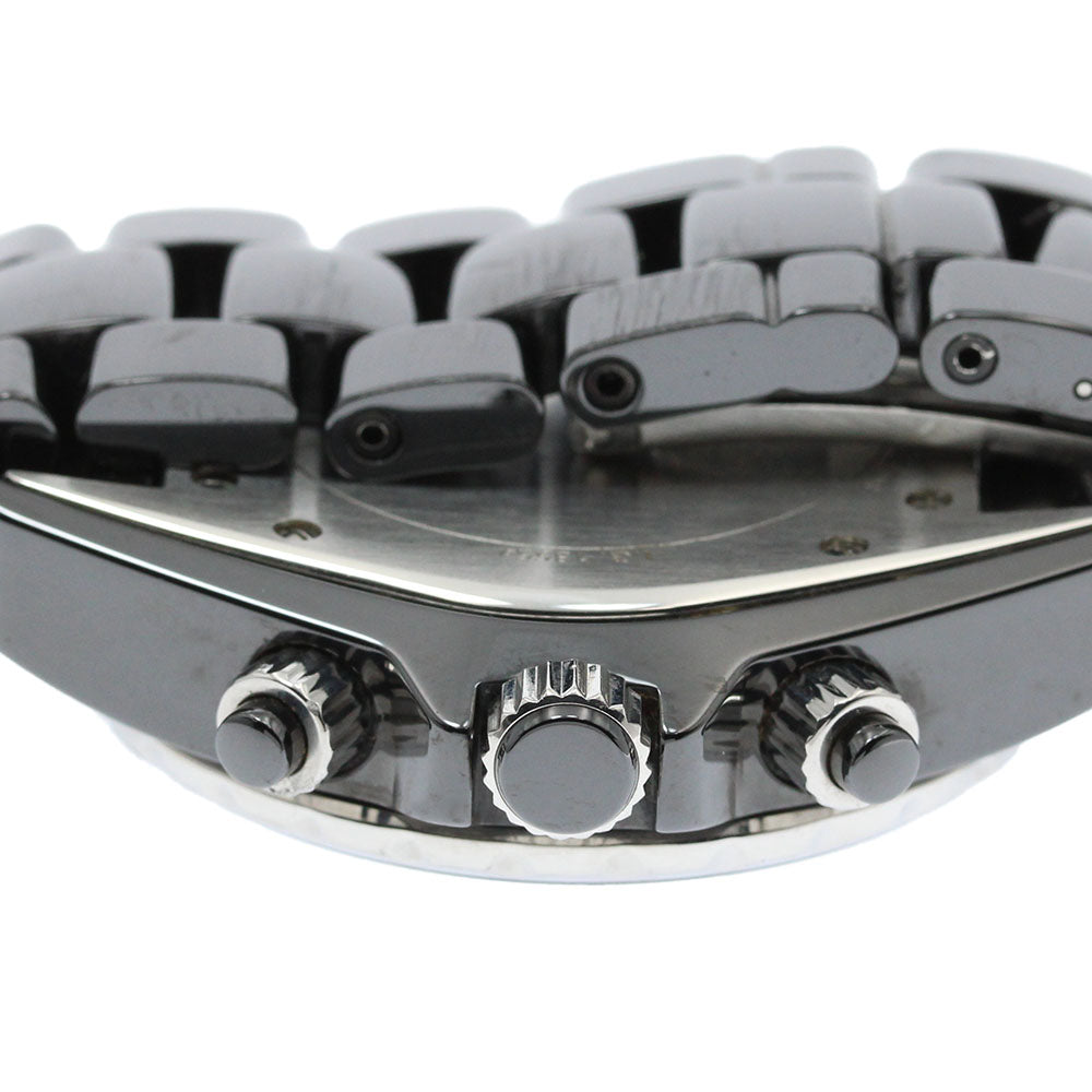 CHANEL H0940 J12 41MM Black Ceramic Chronograph Automatic Men's Watch with Warranty Card