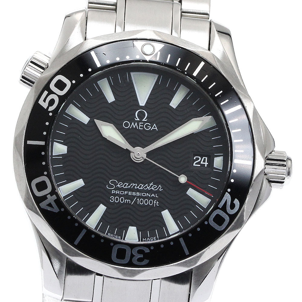 OMEGA 2262.50 Seamaster 300 Professional Date Quartz Boys' Watch with Warranty Card