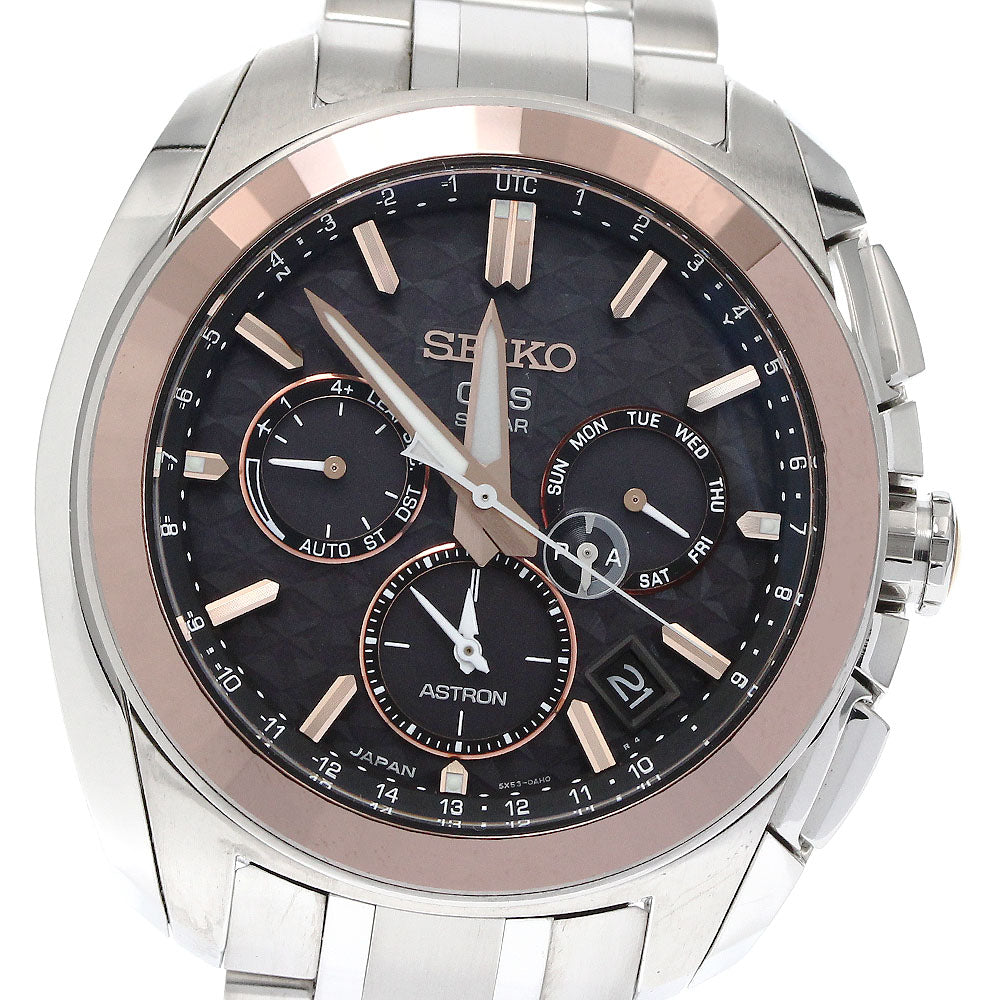 SEIKO SBXC035/5X53-0AG0 Astron 50th Anniversary Model Limited Edition of 200 Solar Powered Radio Controlled Men's Watch Excellent Condition with Box and Warranty.