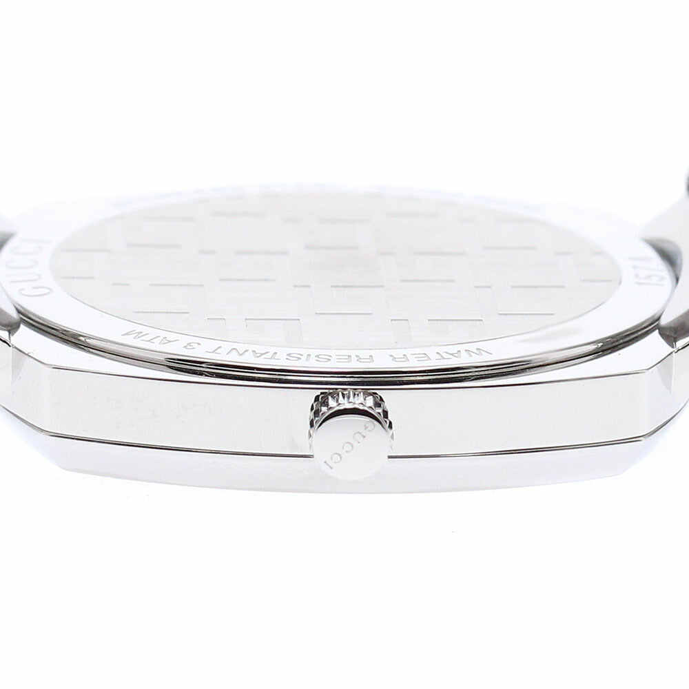 GUCCI 157.4/YA157401 Grip Watch Date Quartz Men's Watch Excellent Condition with Box