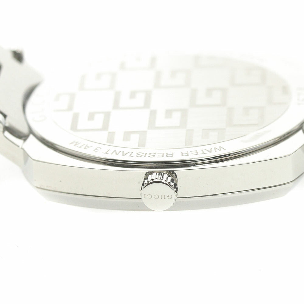 GUCCI 157.4/YA157401 Grip Watch Date Quartz Men's Watch Excellent Condition with Inner Box