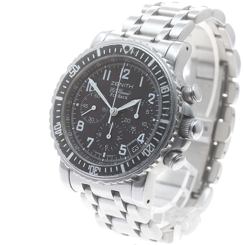 ZENITH 01/02.0470.405 Rainbow Flyback El Primero Automatic Men's Watch with Warranty