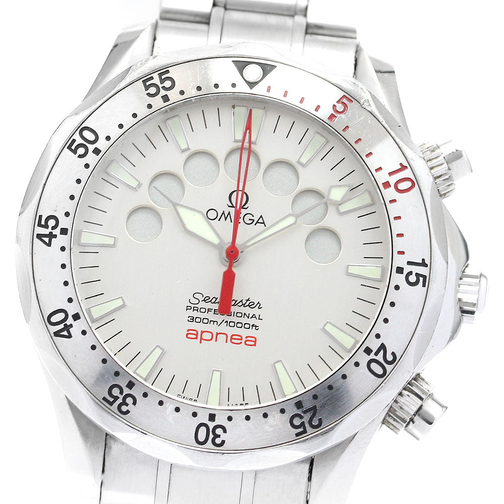 OMEGA 2595.30 Seamaster 300 Apnea Jacques Mayol Chronograph Automatic Men's Watch with Warranty