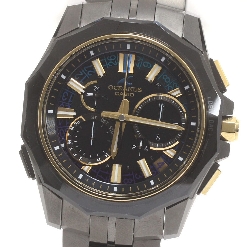CASIO OCW-SG1000ZE-1AJR Oceanus 50th Anniversary Limited Edition (350 pieces worldwide) Solar-powered radio-controlled men's watch in excellent condition with box and warranty.