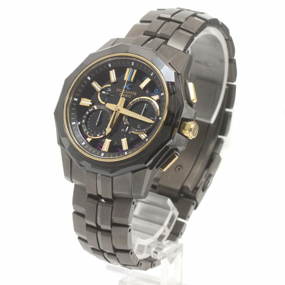 CASIO OCW-SG1000ZE-1AJR Oceanus 50th Anniversary Limited Edition (350 pieces worldwide) Solar-powered radio-controlled men's watch in excellent condition with box and warranty.