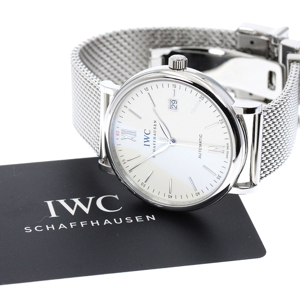 IWC SCHAFFHAUSEN IW356505 Portofino Date Automatic Men's Watch with Warranty