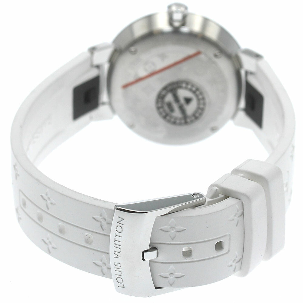 LOUIS VUITTON QA171 Tambour Slim PM Kobe Store Limited Edition 11P Diamond Quartz Ladies' Watch Excellent Condition with Box and Warranty Card