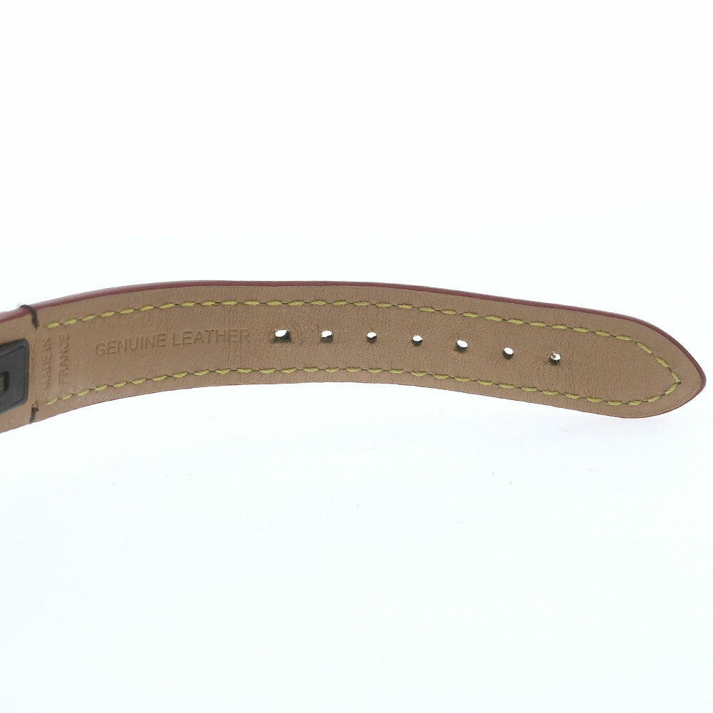 LOUIS VUITTON QA146Z Tambour PM Monogram Fuchsia & Orange 8-Diamond Quartz Women's Watch with Box and Warranty Card
