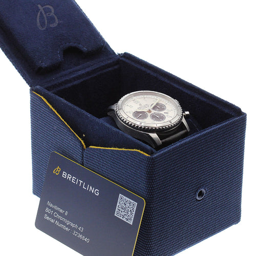 BREITLING AB0117 Navitimer 8 Chronograph Date Automatic Men's Watch Excellent Condition with Inner Box and Warranty Card.
