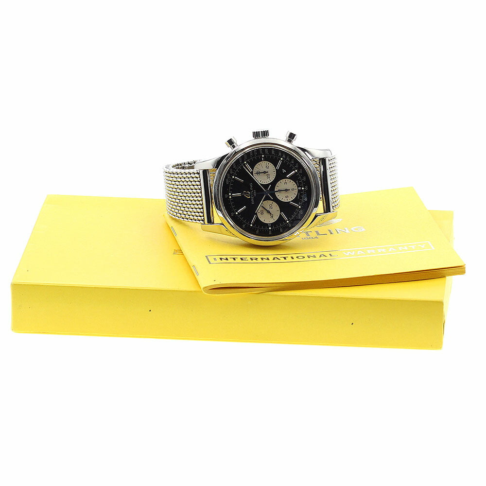 BREITLING AB0151 Transocean Chronograph Automatic Men's Watch with Warranty
