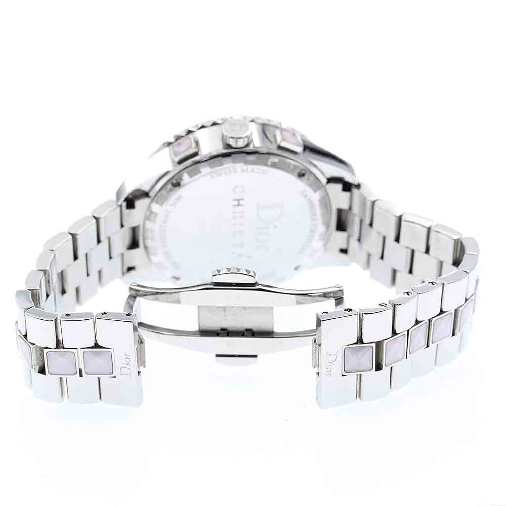 Dior CD114315 Crystal Chronograph Date Quartz Boys' Watch