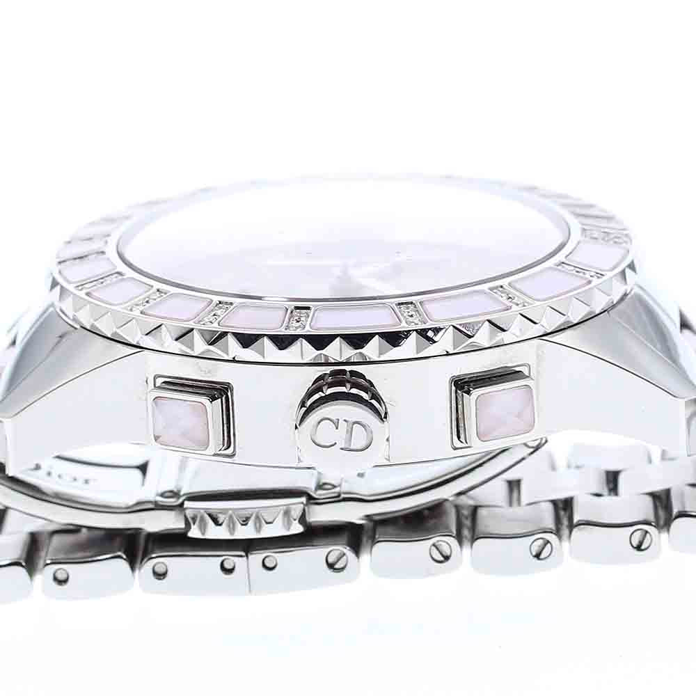 Dior CD114315 Crystal Chronograph Date Quartz Boys' Watch