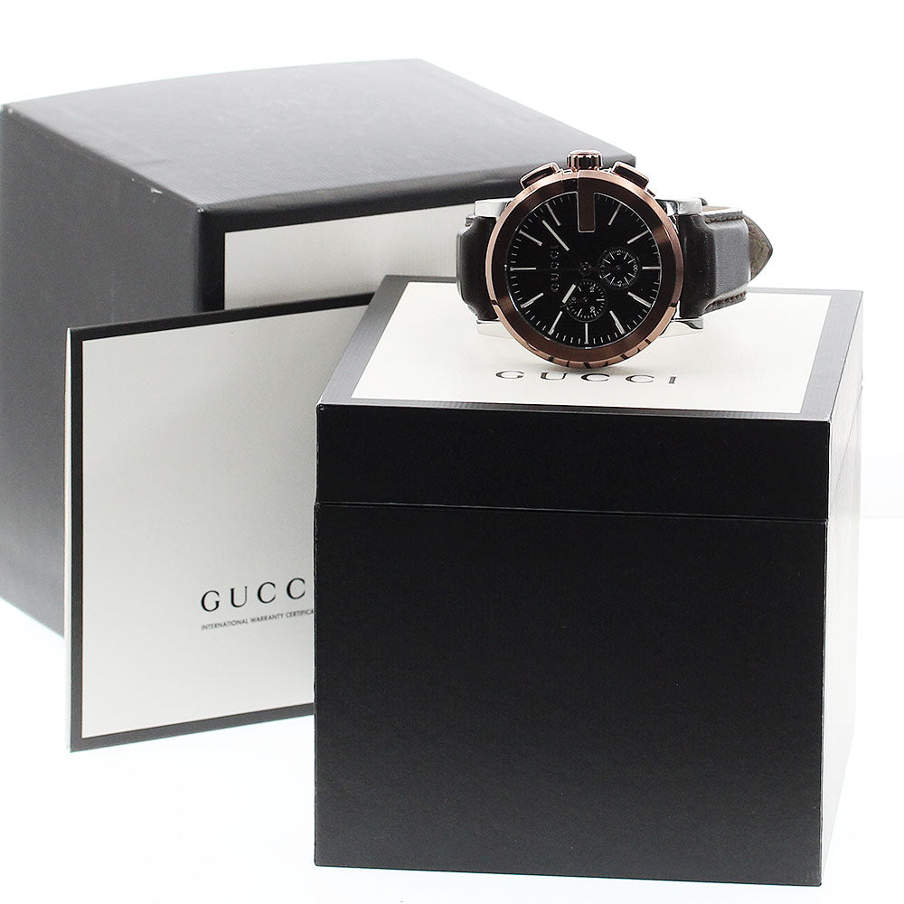 GUCCI 101.2/YA101202 G-Chrono Quartz Men's Watch Excellent Condition with Box and Warranty Card