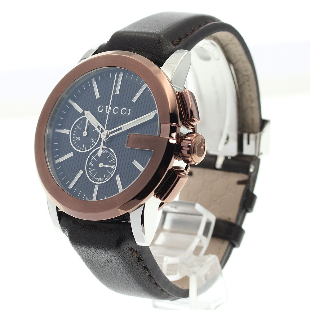 GUCCI 101.2/YA101202 G-Chrono Quartz Men's Watch Excellent Condition with Box and Warranty Card