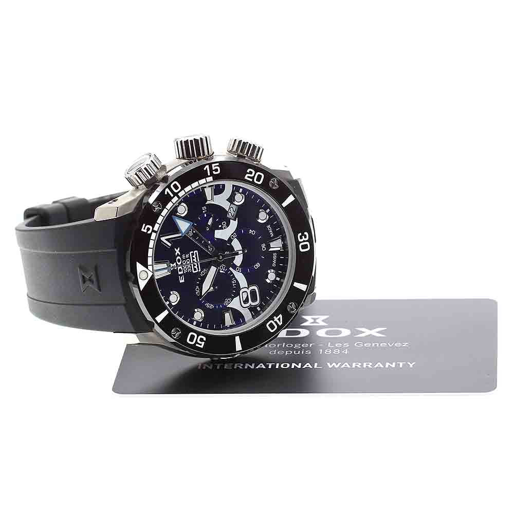 EDOX 10242-TINMUTA Chrono Offshore 1 AJHH muta Marine Collaboration Quartz Men's Watch Excellent Condition with Warranty.