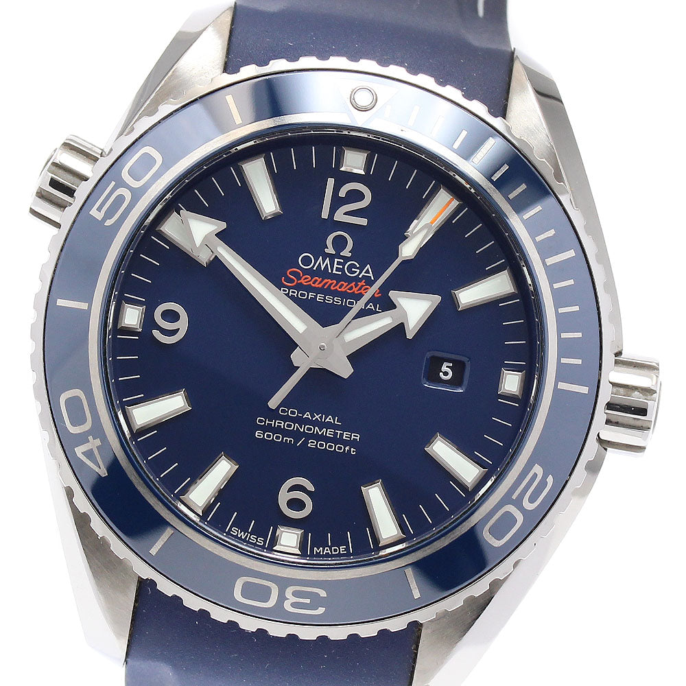 OMEGA 232.92.38.20.03.001 Seamaster Planet Ocean Date Automatic Boys' Watch Good Condition