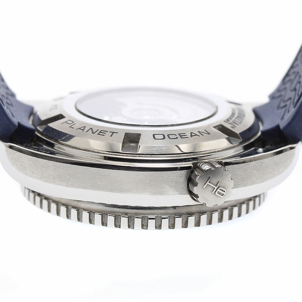 OMEGA 232.92.38.20.03.001 Seamaster Planet Ocean Date Automatic Boys' Watch Good Condition