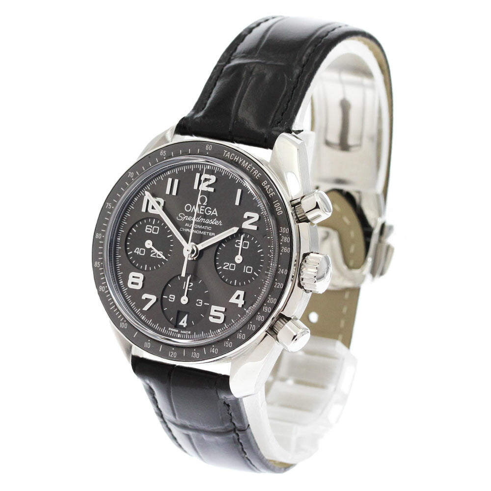 OMEGA 324.33.38.40.06.001 Speedmaster Chronograph Date Automatic Ladies' Watch Excellent Condition with Warranty.
