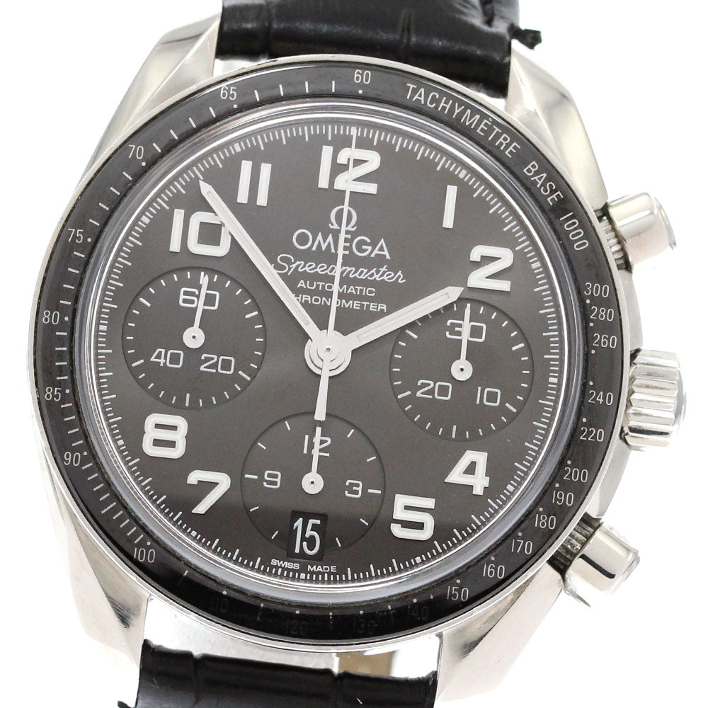 OMEGA 324.33.38.40.06.001 Speedmaster Chronograph Date Automatic Ladies' Watch (Good Condition)