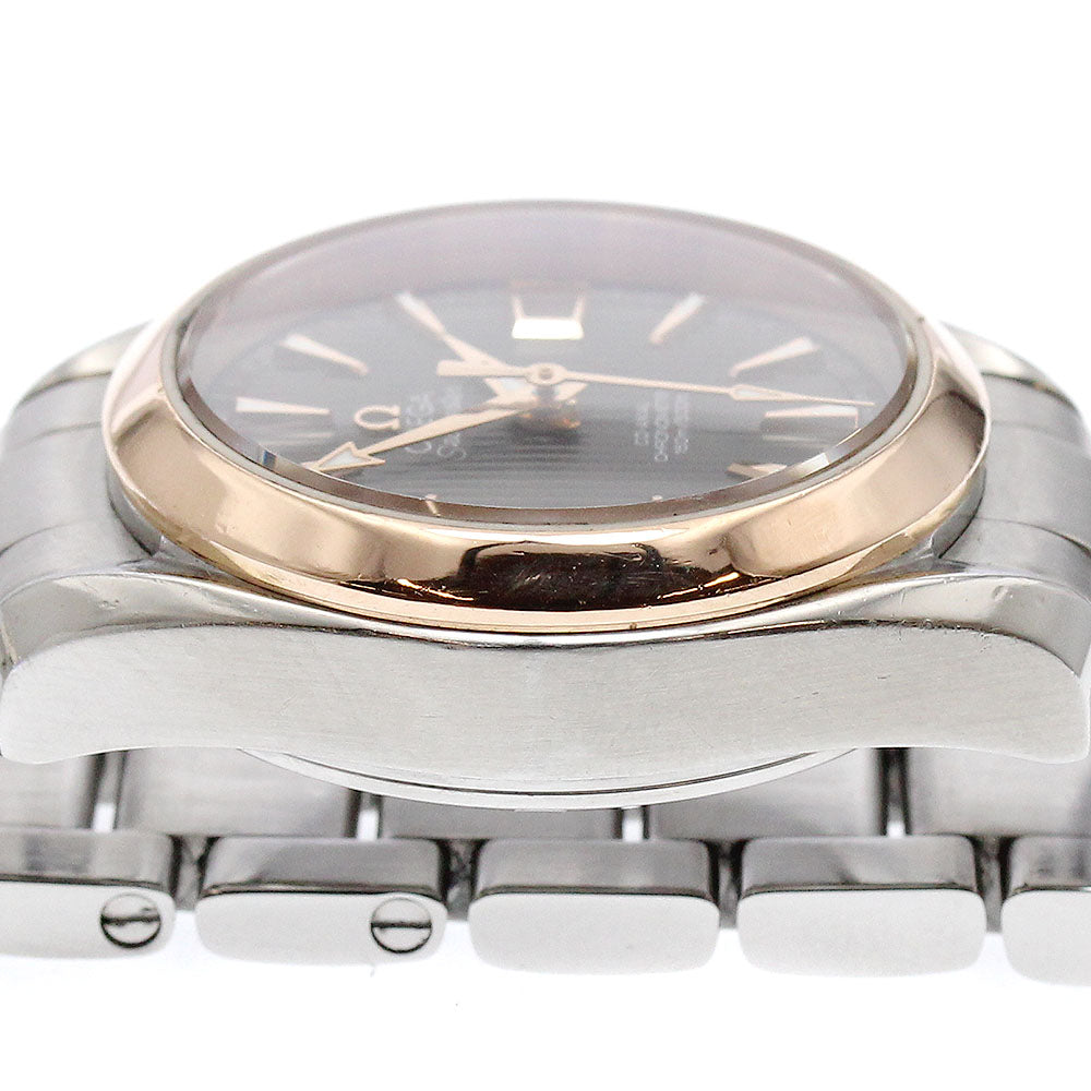 OMEGA 231.20.30.20.06.003 Seamaster Aqua Terra 150M K18PG Bezel Date Automatic Ladies Watch with Warranty