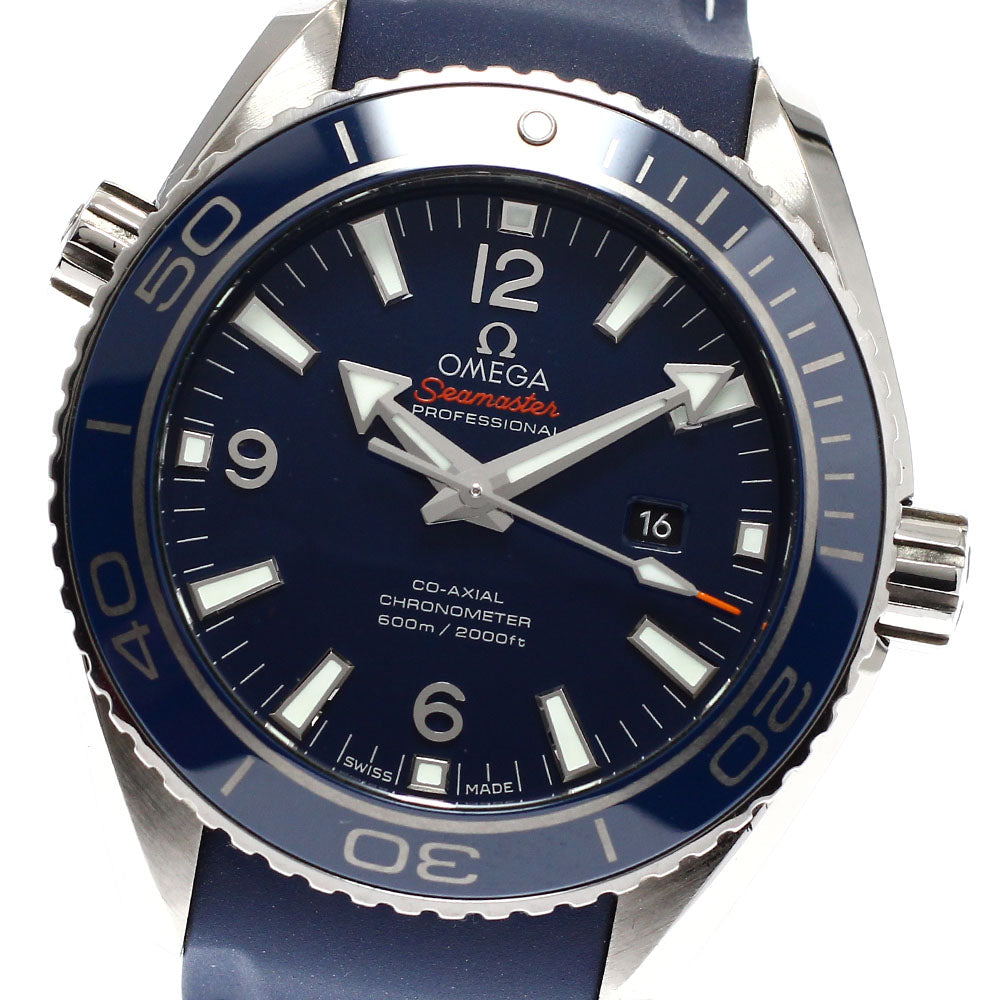 OMEGA 232.92.38.20.03.001 Seamaster Planet Ocean Date Automatic Boys' Watch Excellent Condition with Warranty.