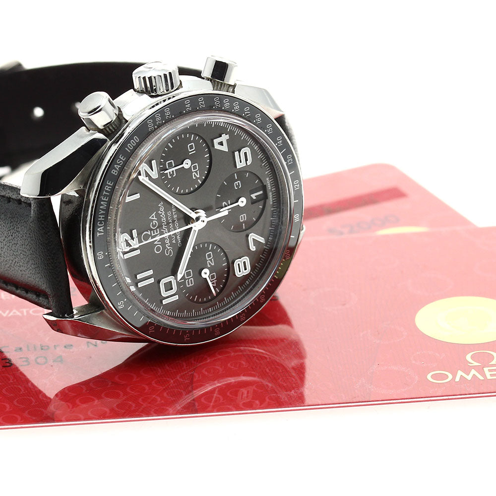 OMEGA 324.33.38.40.06.001 Speedmaster Date Chronograph Automatic Women's Watch with Warranty Card