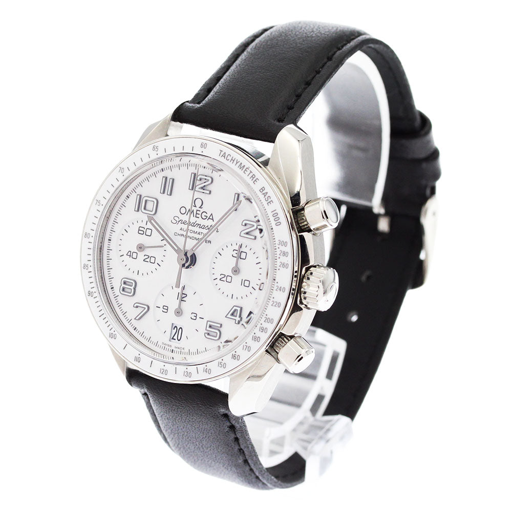 OMEGA 324.33.38.40.04.001 Speedmaster Date Chronograph Automatic Ladies' Watch Excellent Condition