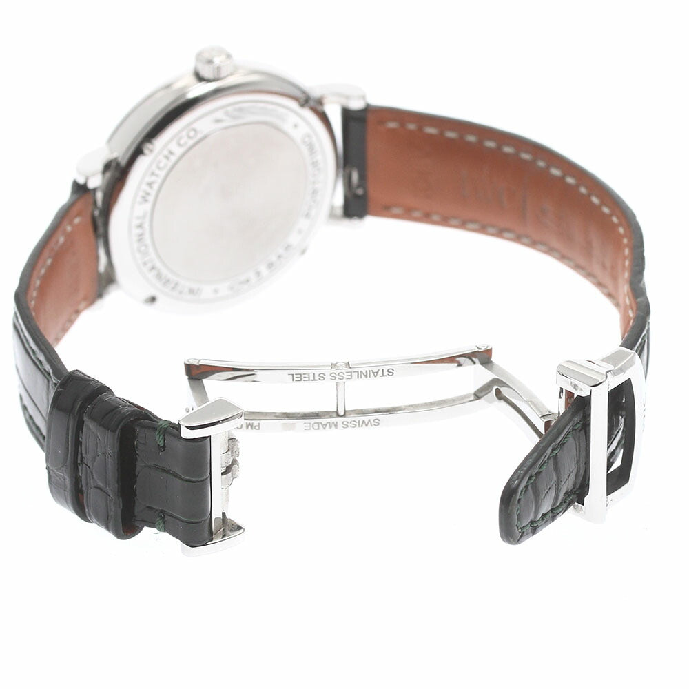IWC SCHAFFHAUSEN IW357405 Portofino Automatic 34 12P Diamond Automatic Women's Watch with Warranty Card