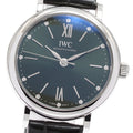 IWC SCHAFFHAUSEN IW357405 Portofino Automatic 34 12P Diamond Automatic Women's Watch with Warranty Card