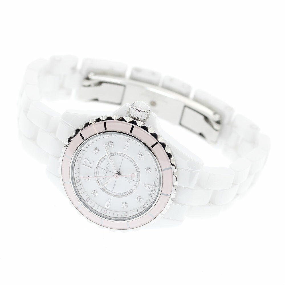 CHANEL H4466 J12 8P Diamond Quartz Women's Watch (Good Condition)