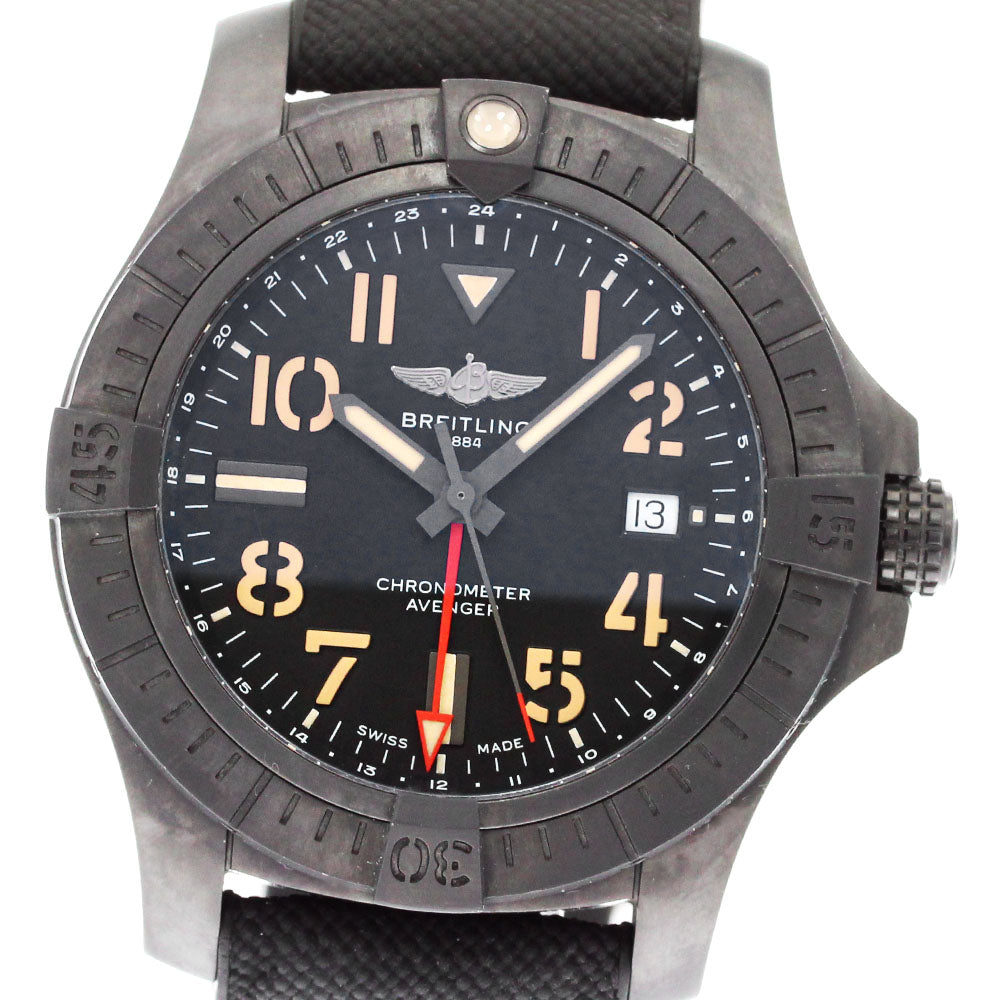 BREITLING V32395 Avenger GMT 45 Night Mission Automatic Men's Watch with Warranty