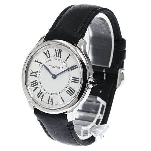 CARTIER WSRN0031 Ronde Must 36MM Online Exclusive Quartz Men's Watch - Excellent Condition