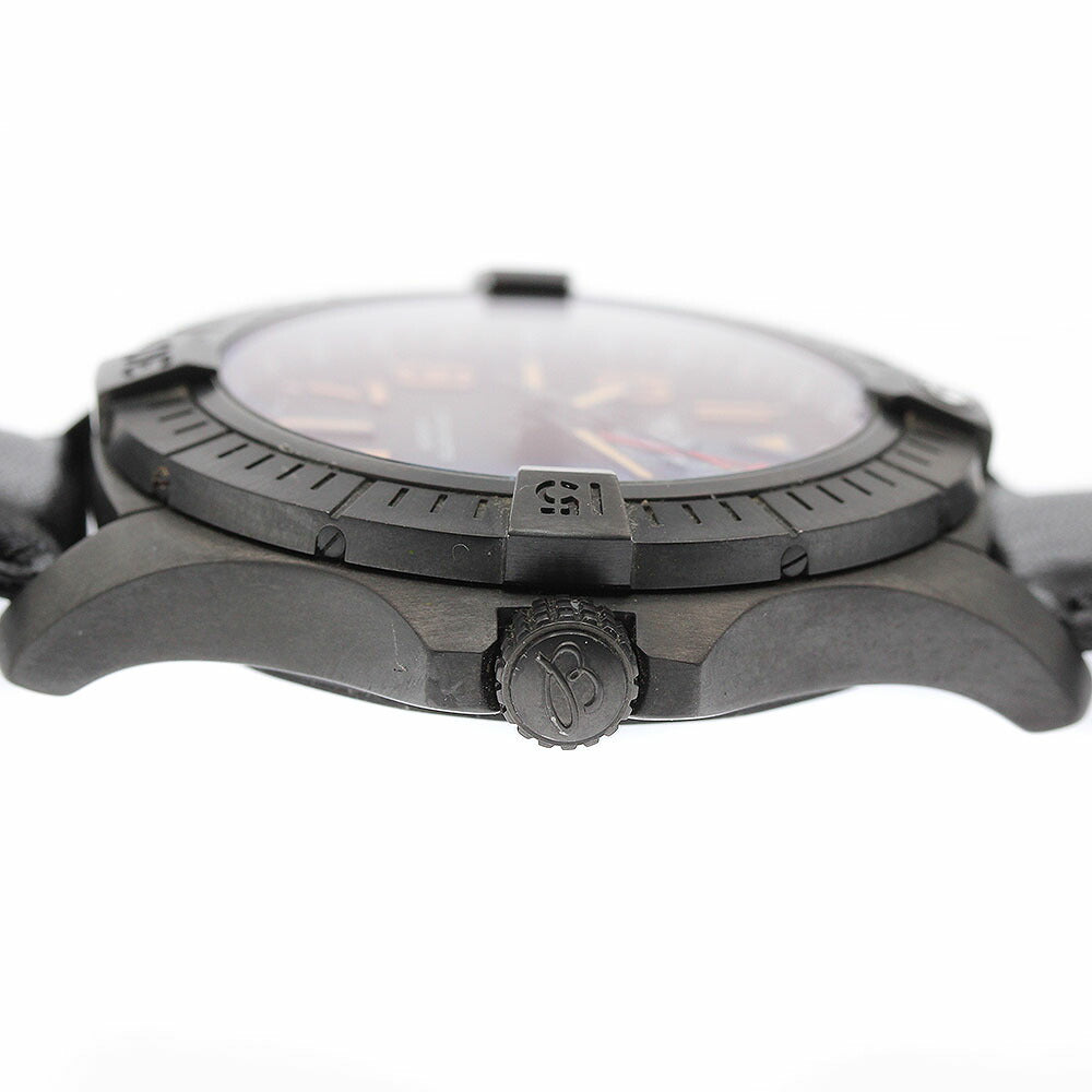BREITLING V32395 Avenger GMT 45 Night Mission Automatic Men's Watch Excellent Condition with Warranty.