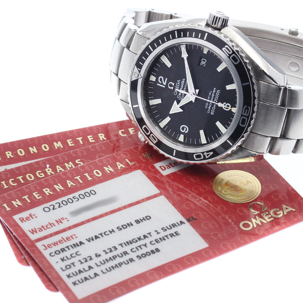 OMEGA 2200.50 Seamaster 600 Planet Ocean Date Automatic Men's Watch with Warranty