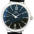 IWC SCHAFFHAUSEN IW357405 Portofino Automatic 34 12P Diamond Automatic Women's Watch with Warranty Card