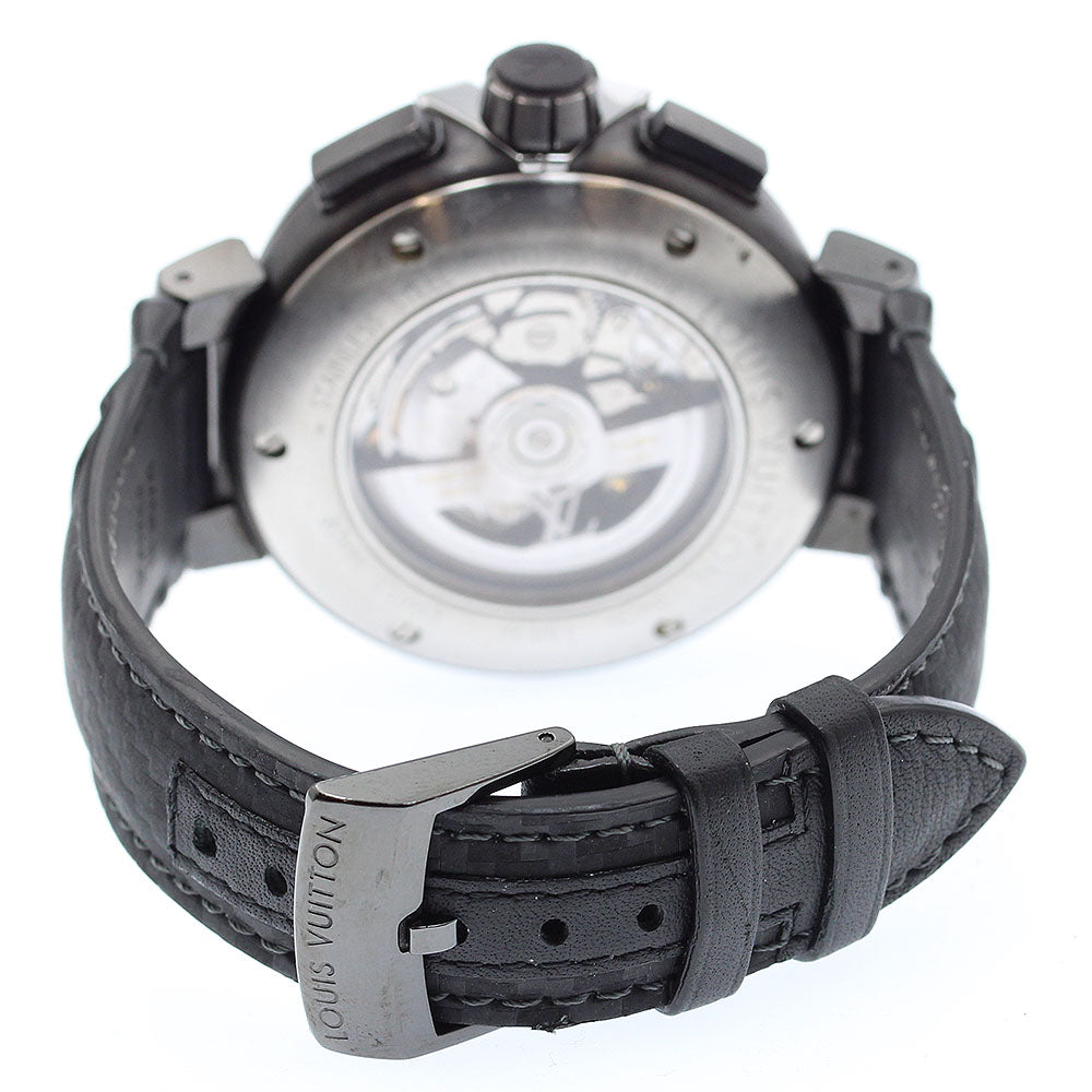 LOUIS VUITTON Q10580 Tambour Evolution GMT Chronograph Automatic Men's Watch