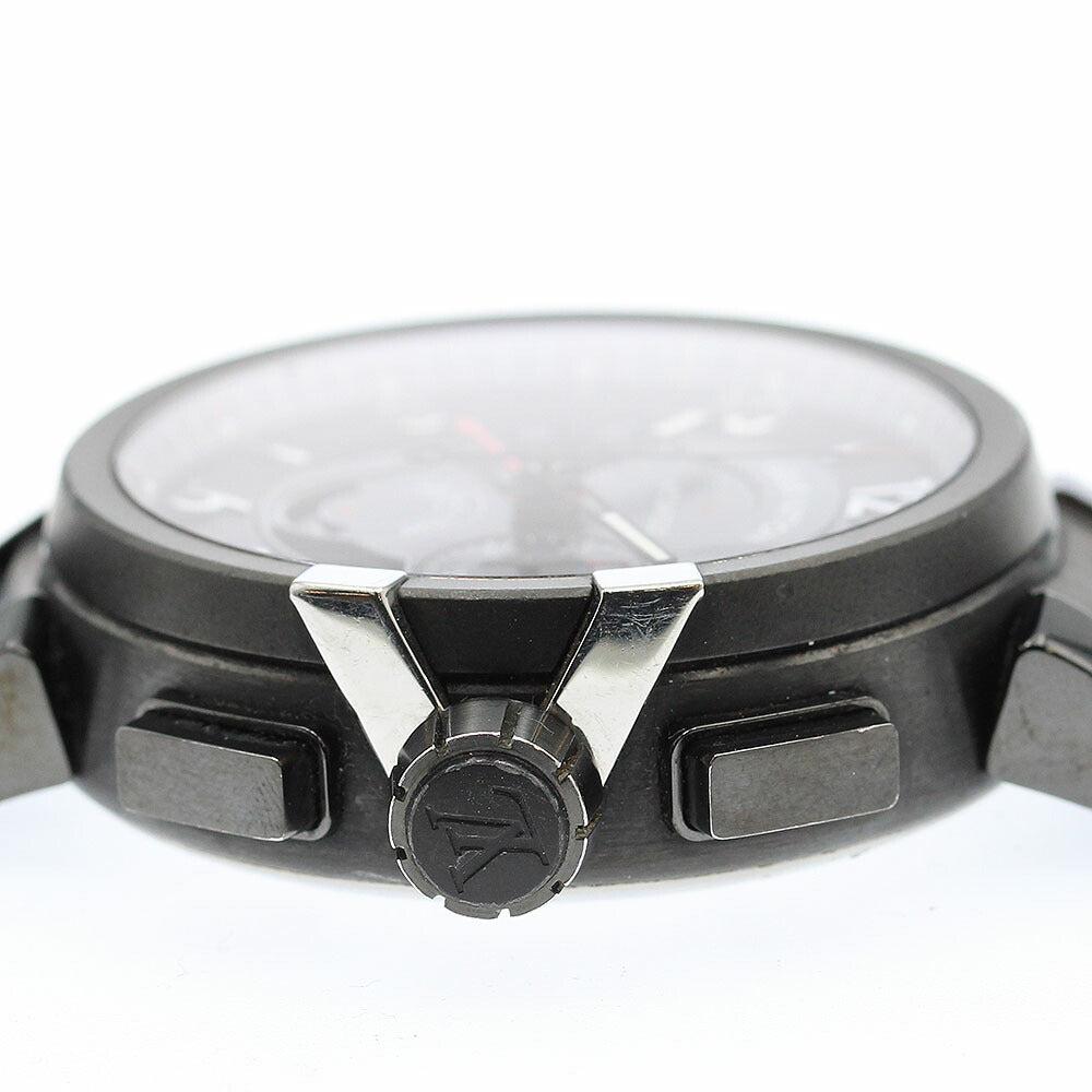 LOUIS VUITTON Q10580 Tambour Evolution GMT Chronograph Automatic Men's Watch