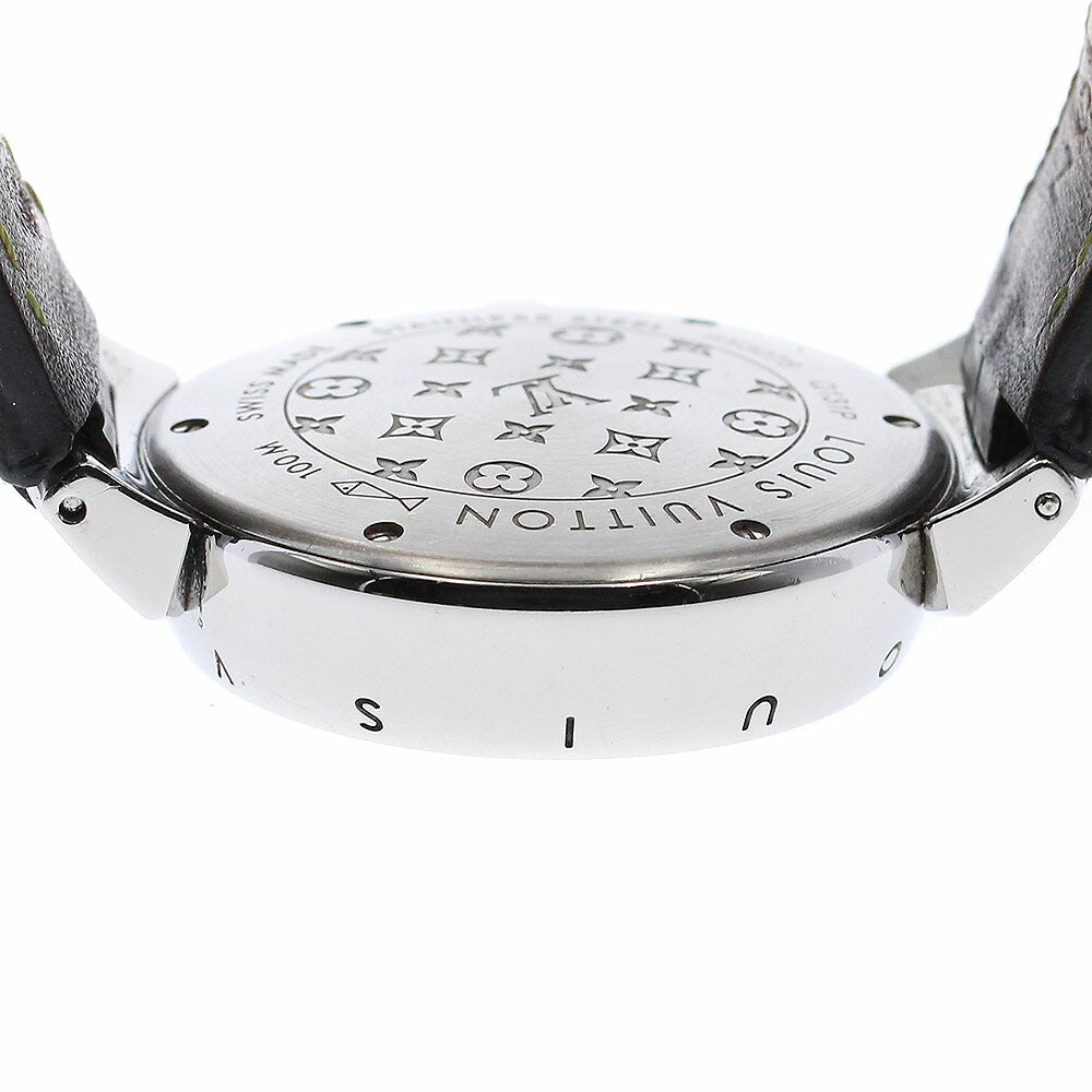 LOUIS VUITTON Q131P Tambour Forever Diamond Quartz Women's Watch with Box