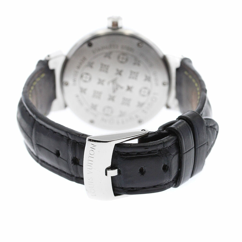 LOUIS VUITTON Q131P Tambour Forever Diamond Quartz Women's Watch with Box