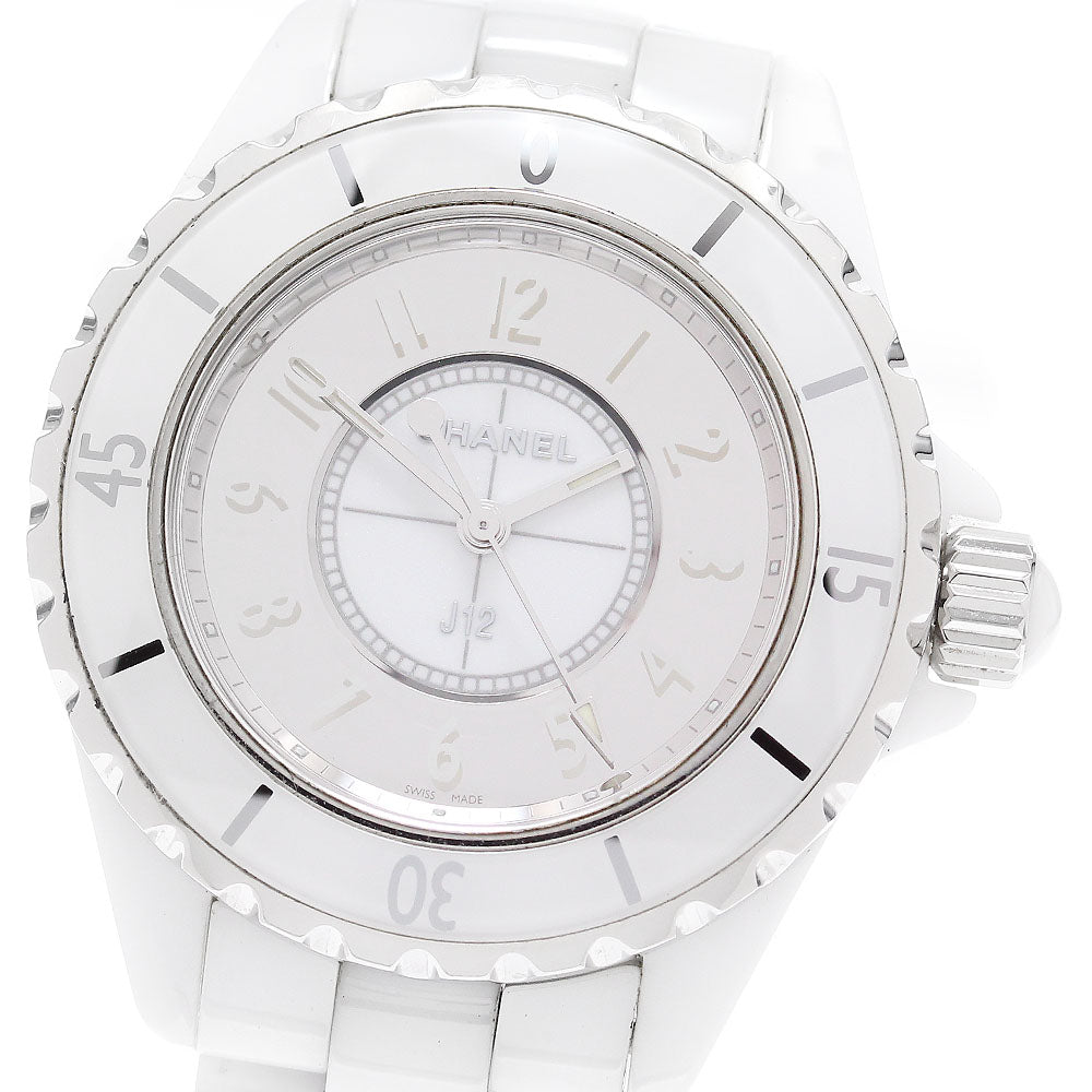 CHANEL H4861 J12 Mirror White Ceramic Quartz Women's Watch