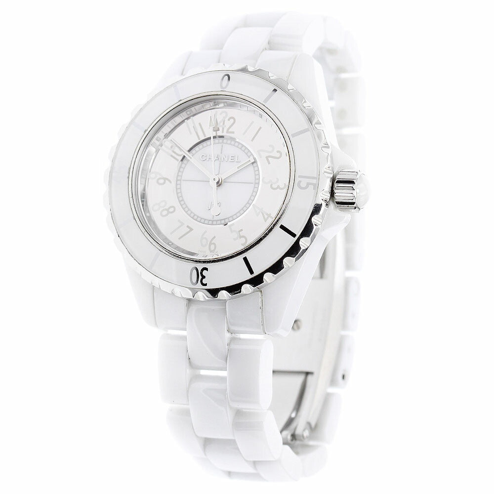 CHANEL H4861 J12 Mirror White Ceramic Quartz Women's Watch